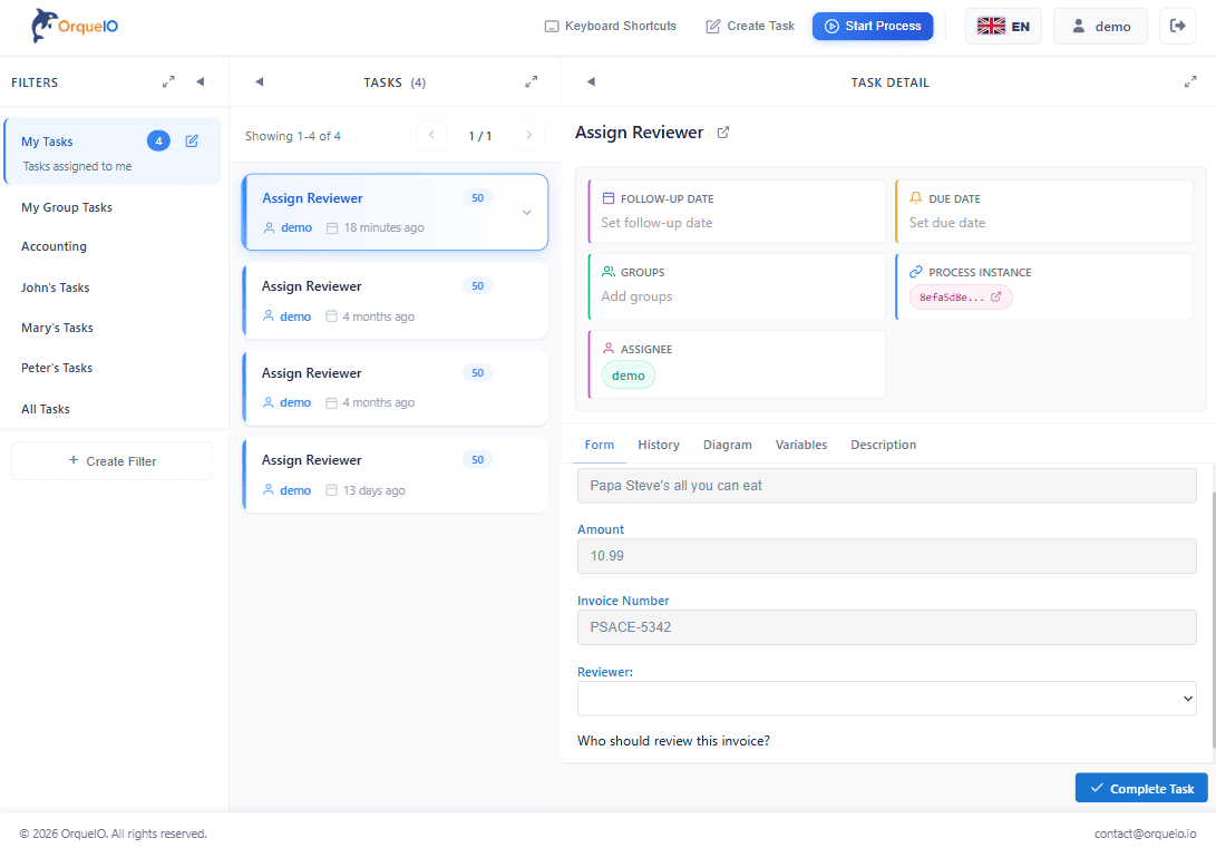 Angular 21 Task Management Interface